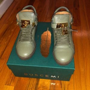 Olive green Buscemi sneakers